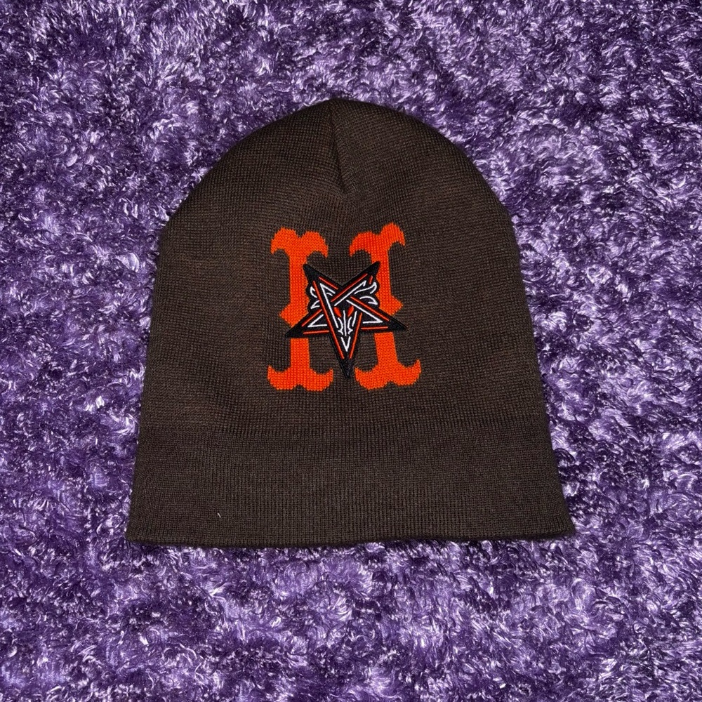 HUF Black and Red Hat with Logo